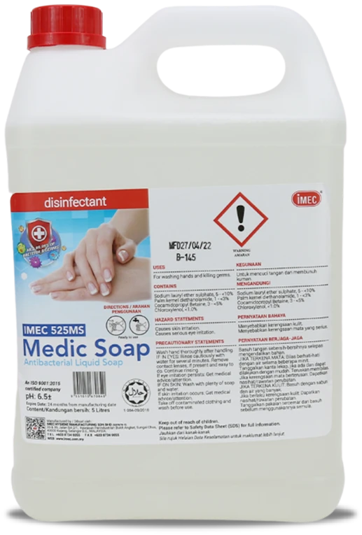525MS Medic Soap – Antibacterial Liquid Soap