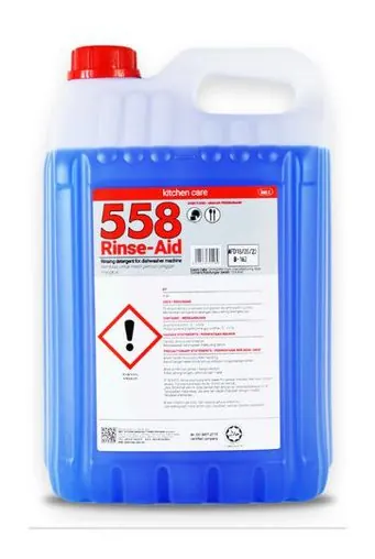 558 Rinse Aid – Rinsing Detergent for Dishwasher Machine