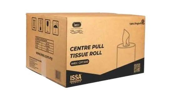 CPT200 Virgin pulp centre pull tissue – Tissue & wiping rolls