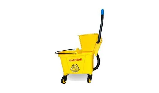 XTRA SP32D Utility Single Bucket c/w Side Press Wringer – Mops & cloths
