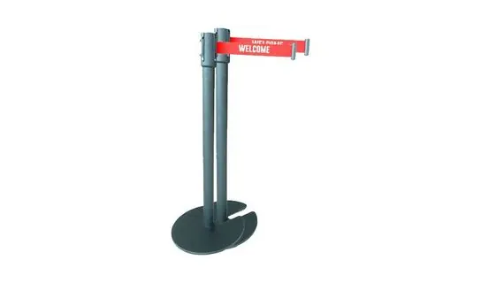 UQB302 "U" Shape Stackable Queue Stand – "U" Shape Stackable Queue Stand, Retracting Belt 2 m