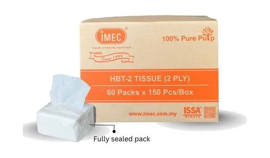 XTRA HBT-2 2-ply pure pulp emboss tissue – Tissue & wiping rolls