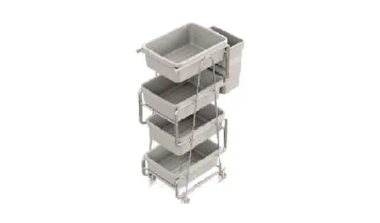 RC-4TT-1106/SS Restaurant / Platform / Metal Trolley – Kitchen & restaurant trolleys