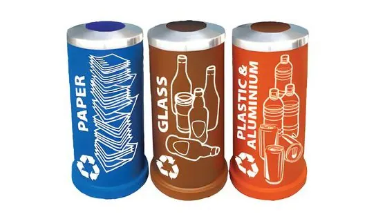 RECYCLE-050 Polyethylene / Fibreglass Bin & Recycle Bin – LEADER Polyethylene / Fibreglass Bin & Recycle Bin