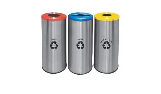 RECYCLE-131/SS Stainless / Powder-coated Recycle Bin – LEADER Stainless / Powder-coated Recycle Bin