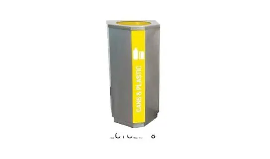 RECYCLE-181/1 Stainless / Powder-coated Recycle Bin – LEADER Stainless / Powder-coated Recycle Bin
