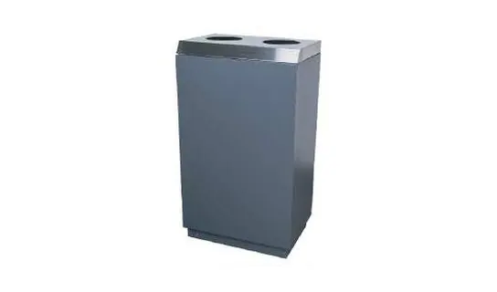 RECYCLE-183/PC Stainless / Powder-coated Recycle Bin – LEADER Stainless / Powder-coated Recycle Bin