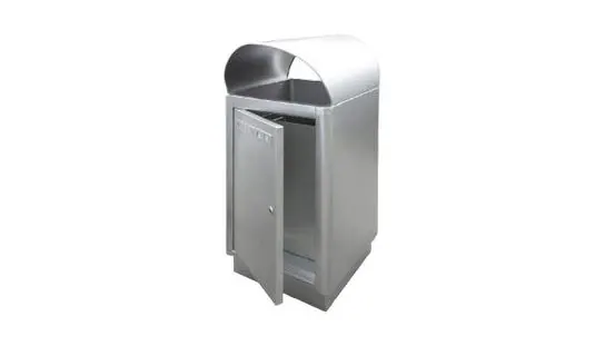 ROB-158/OT Stainless Steel Outdoor Bin – LEADER Stainless Steel Outdoor Bin