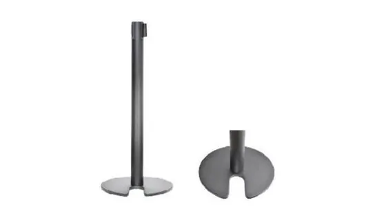 Black Coated Retractable Belt Q-up Stand (Stackable) – Signs, queue & sign stands