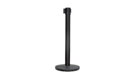 Black Coated Retractable Belt Q-up Stand – Signs, queue & sign stands