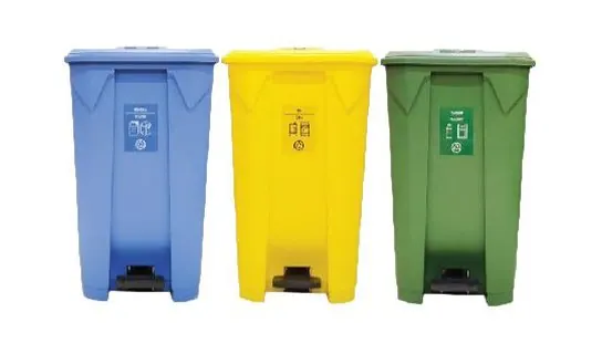 Recycle TT pedal bin 3-in-1 (CM3B) – Recycle bins