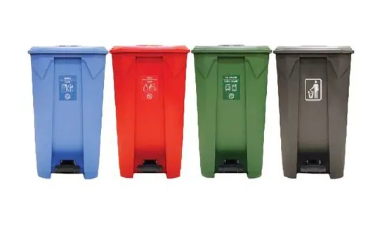 Recycle TT pedal bin 4-in-1W (CM4W) – Recycle bins