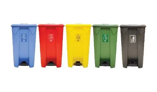 Recycle TT pedal bin 5-in-1W (CM5W) – Recycle bins