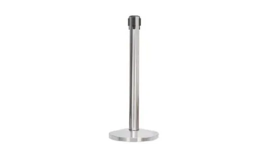 Stainless Steel Retractable Belt Q-up Stand – Signs, queue & sign stands