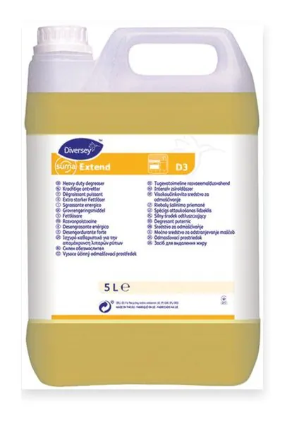 Suma Extend D3 – Suma Extend D3 aluminium-safe heavy-duty kitchen degreaser.