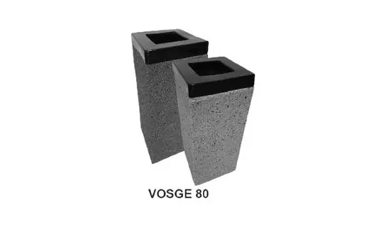 VOSGE80 Polyethylene / Fibreglass Bin & Recycle Bin – LEADER Polyethylene / Fibreglass Bin & Recycle Bin